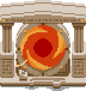 Temple portal swirling