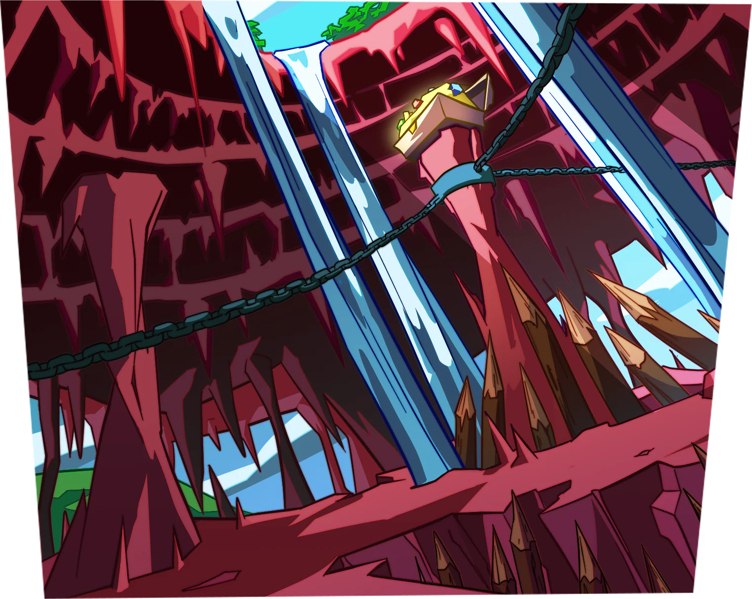 Crimson cavern dungeon