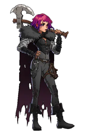 Lynx blocking with the axe