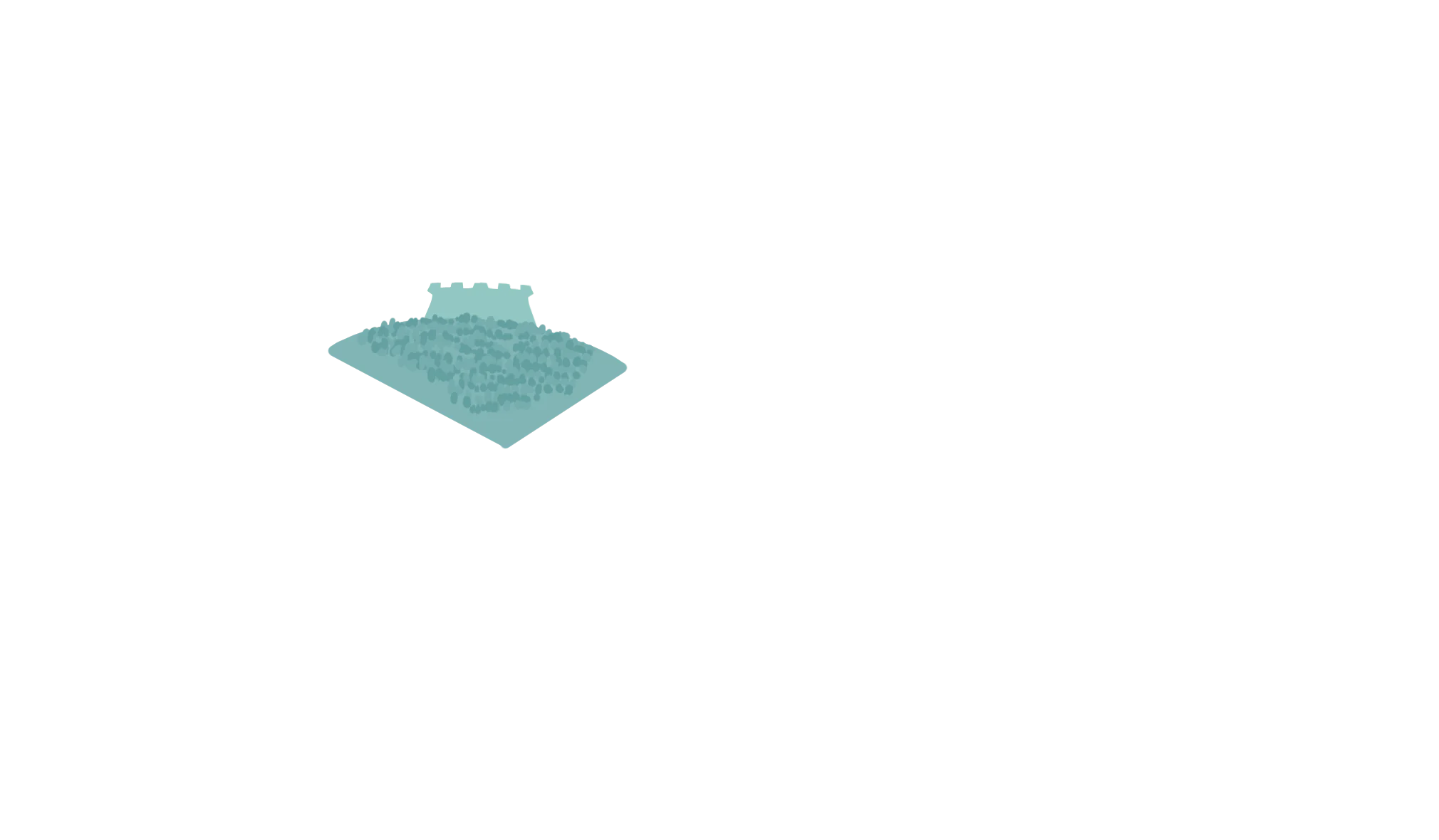 Distant hills layer
